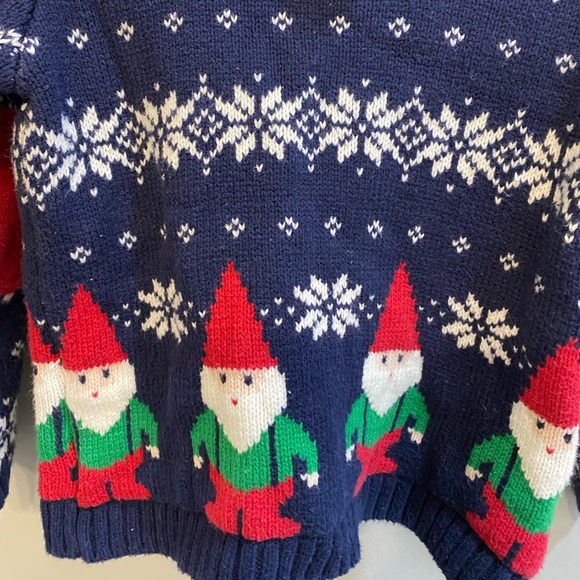 Jingles & Joy Gnome Christmas Sweater / Size 3T / EUC - Picture 2 of 5